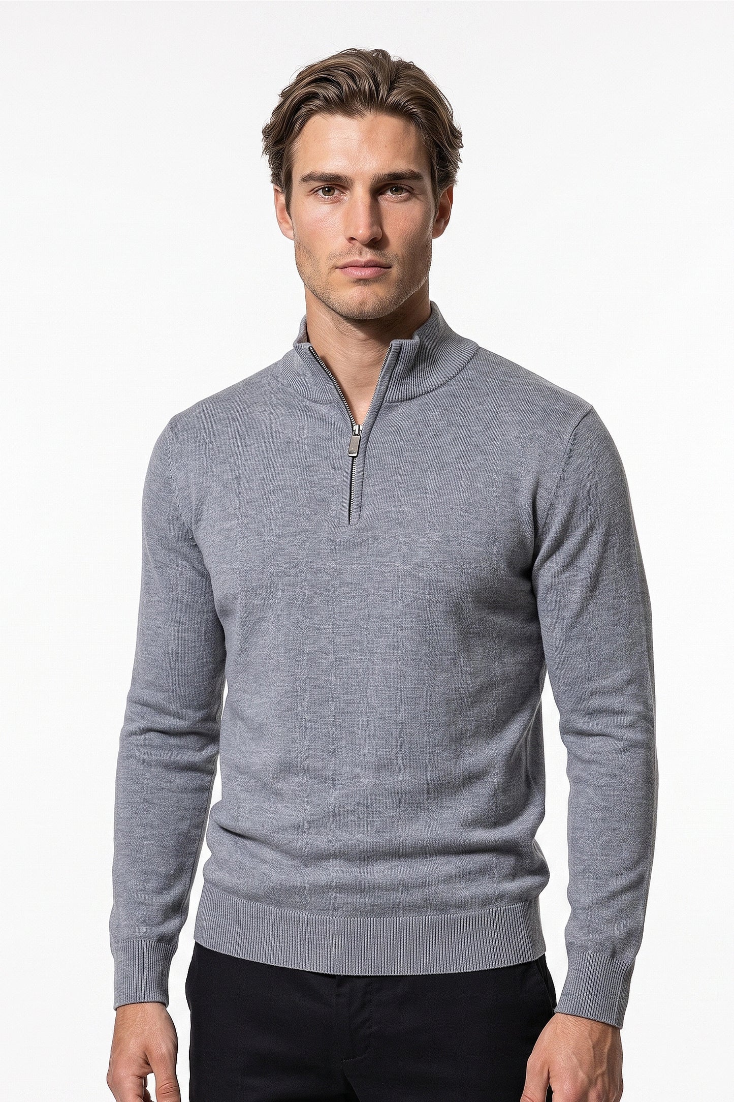 Men's Winter Lightweight Quarter Zip Jumper