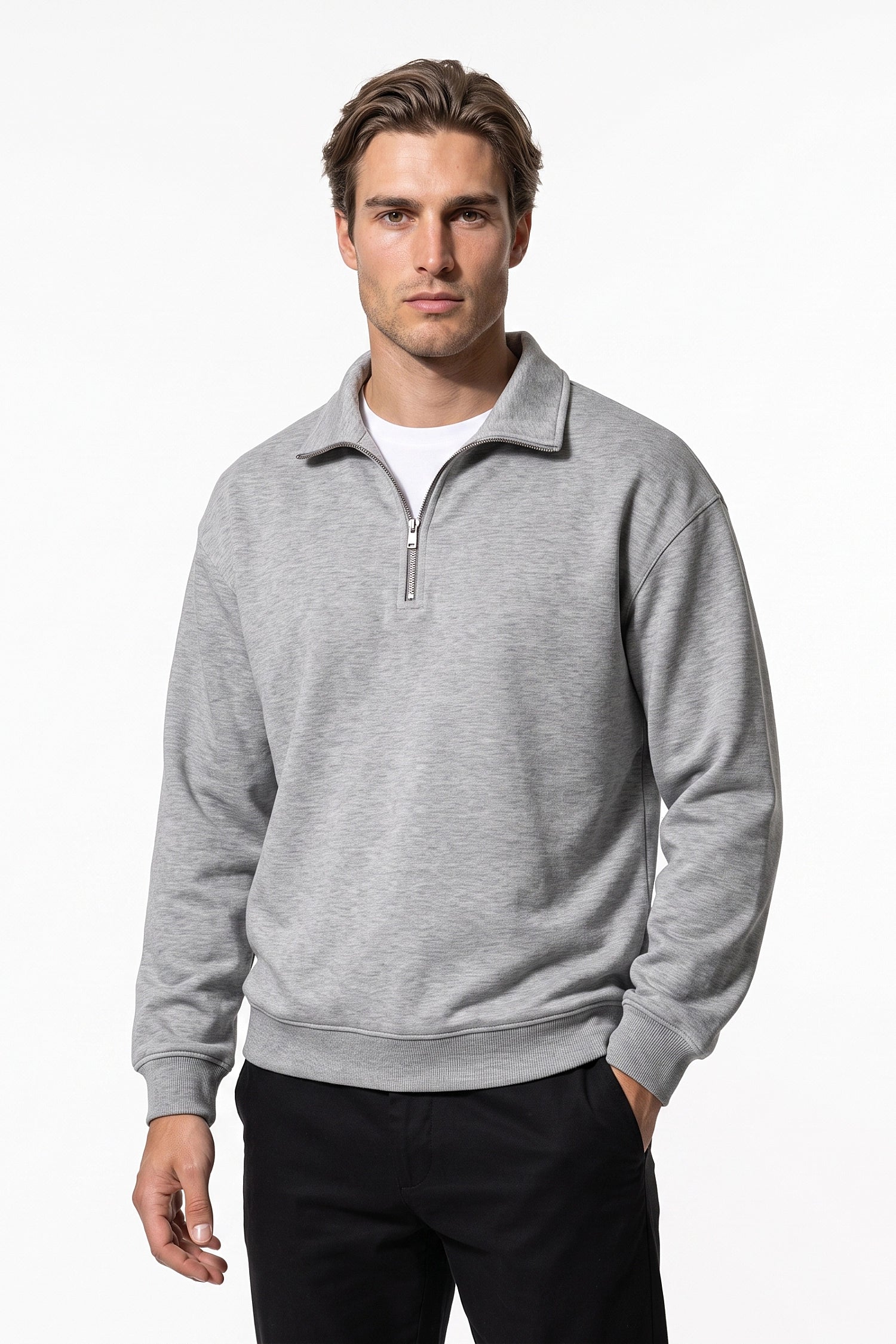 Men's Winter Warm Quarter Zip Jumper