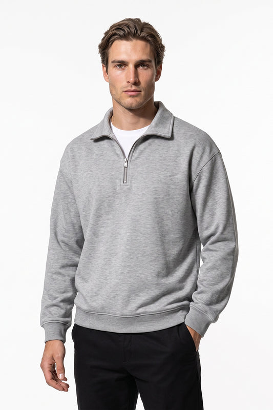 Men's Winter Warm Quarter Zip Jumper