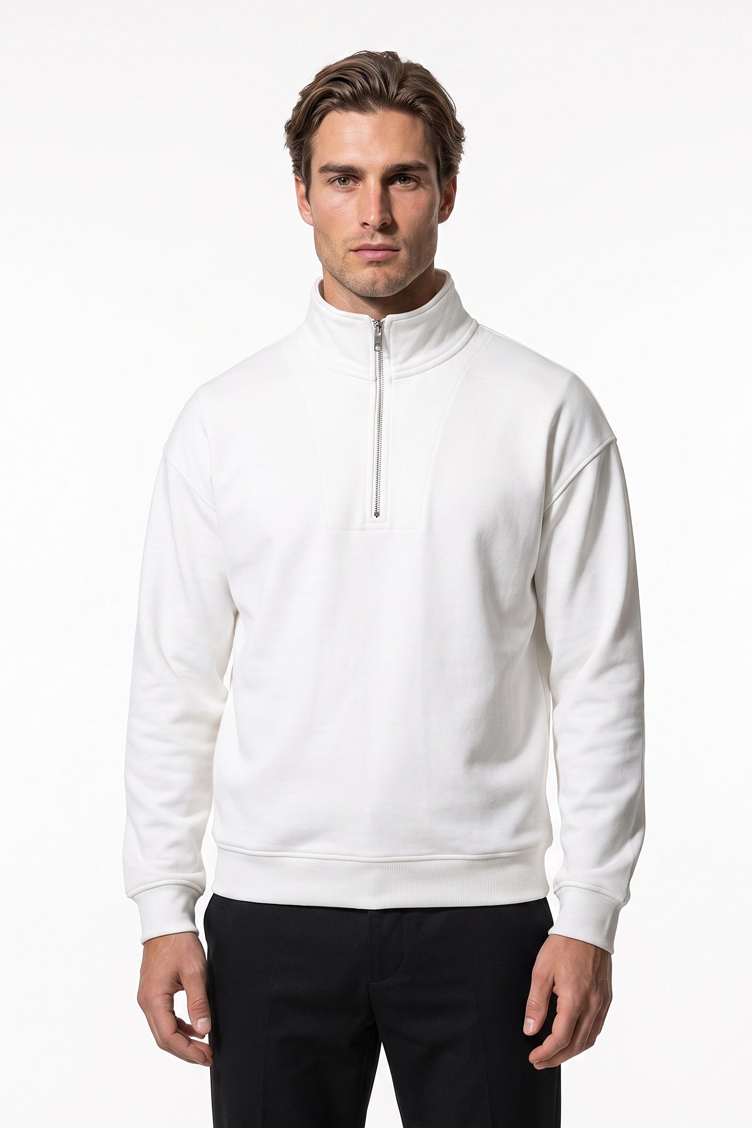 Men's Winter Warm Quarter Zip Jumper