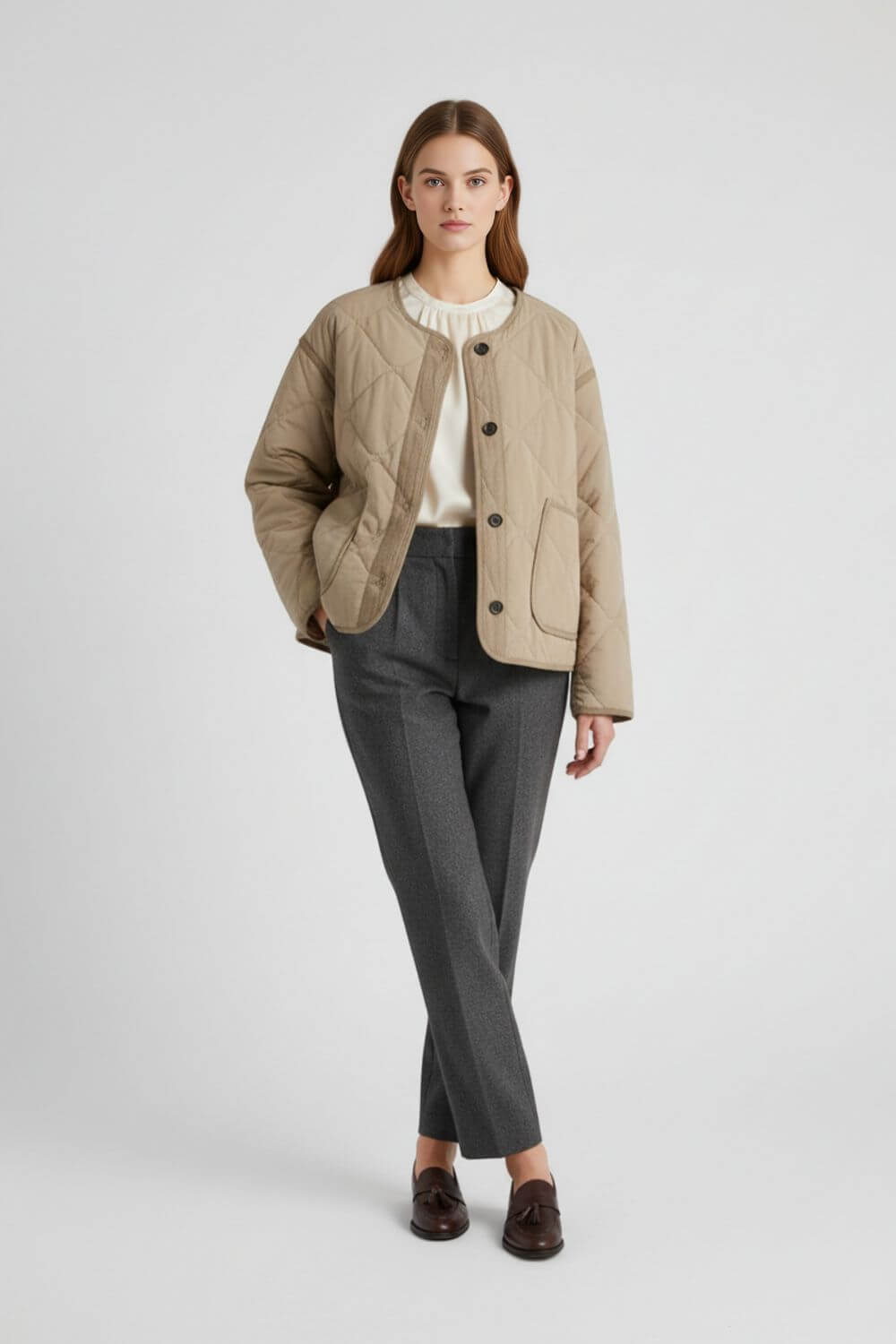 Caurelle | Women’s Quilted Padded Jacket – Elegant Warmth for the Cold Season