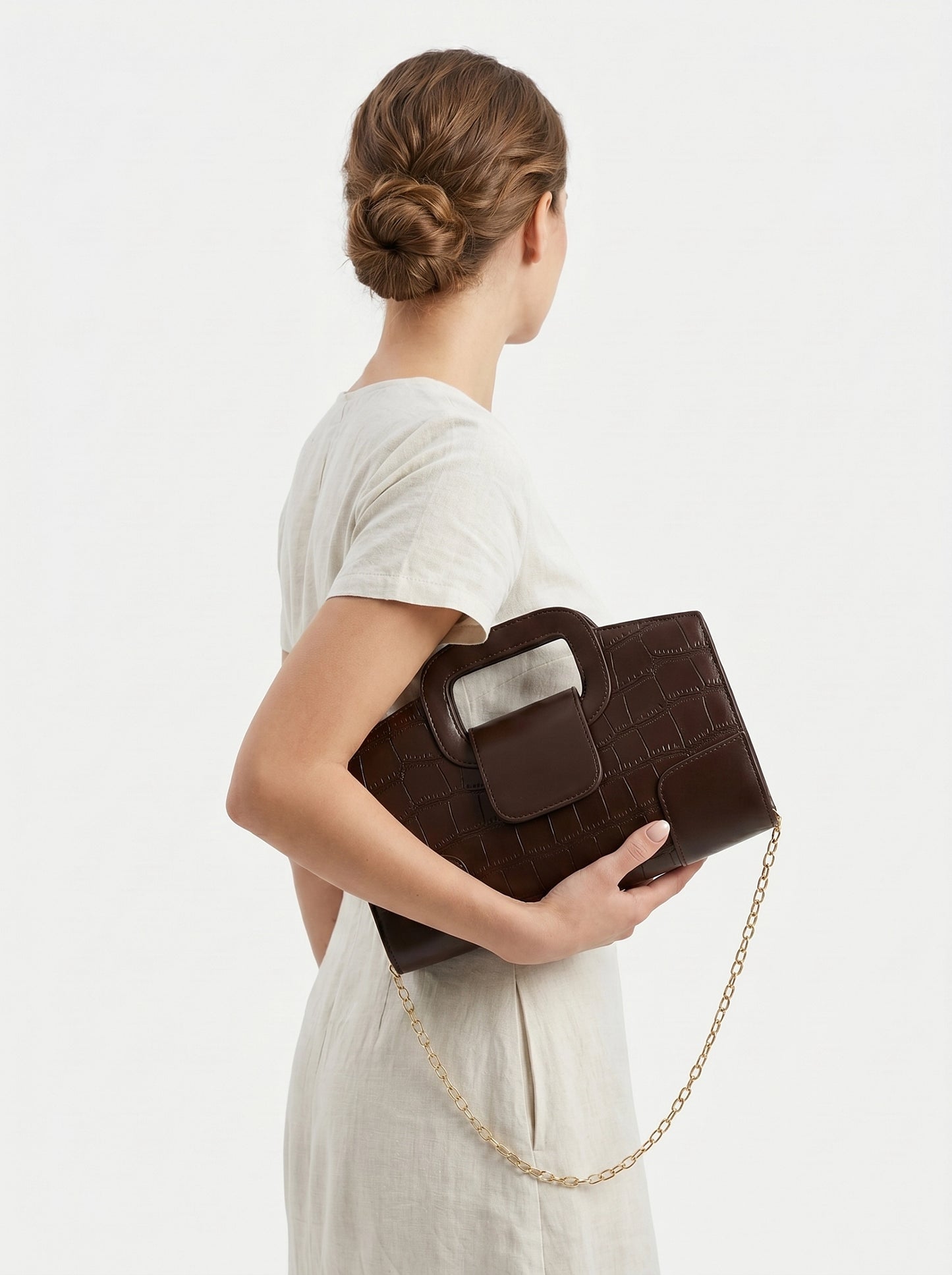 Caurelle | Women’s Crocodile-Pattern Handbag