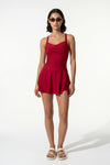 Caurelle | Stylish Co-Ord Tankini Dress for Women | Chic Summer Beach Set