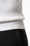 Men’s Winter Comfortable Quarter Zip Ribbed Knit Long Sleeve Polo
