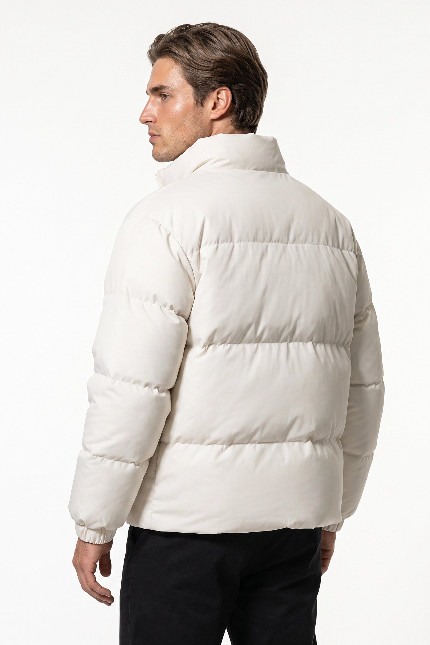 Men's Warm Fleece Lined Puffer Jacket