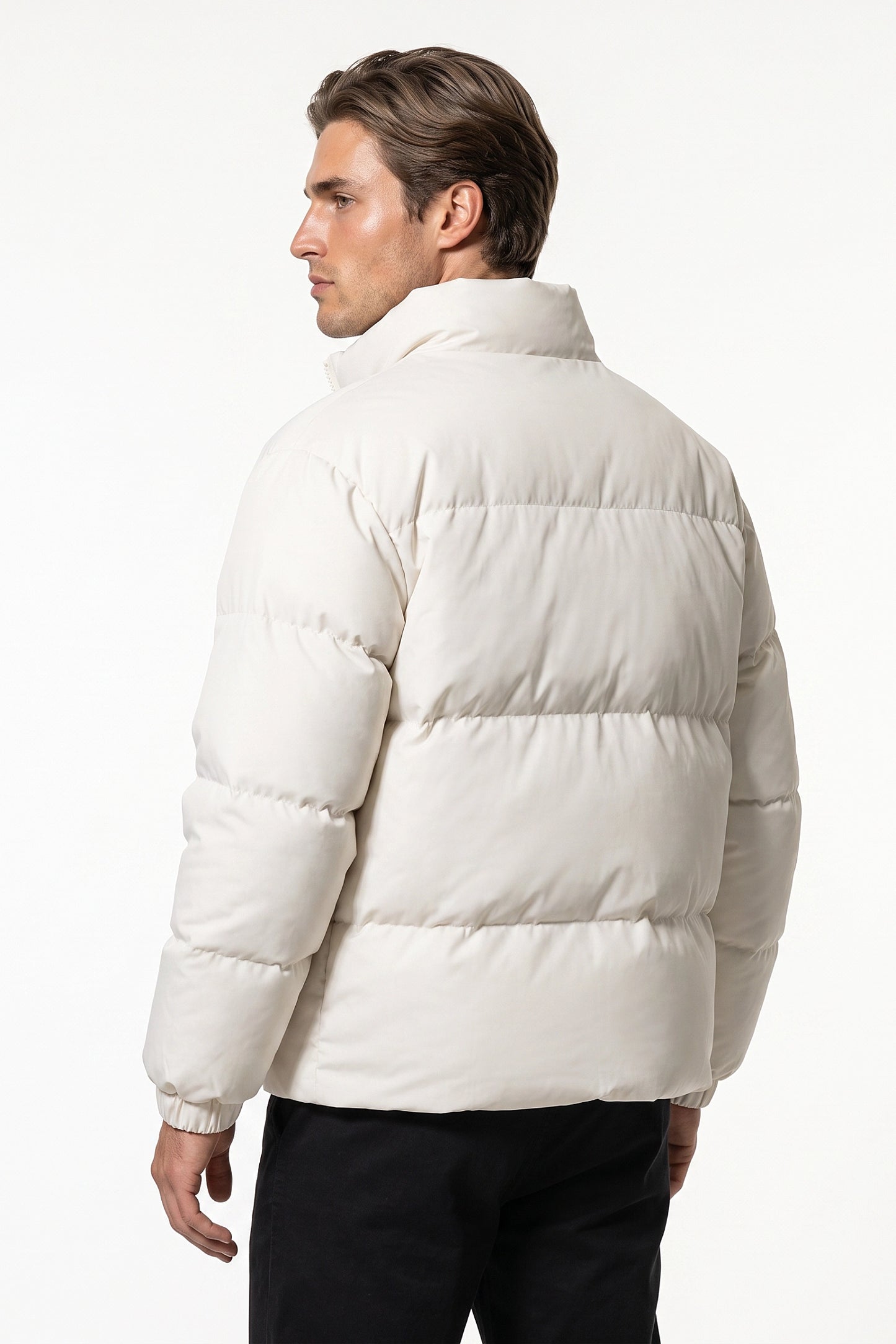 Men's Warm Fleece Lined Puffer Jacket