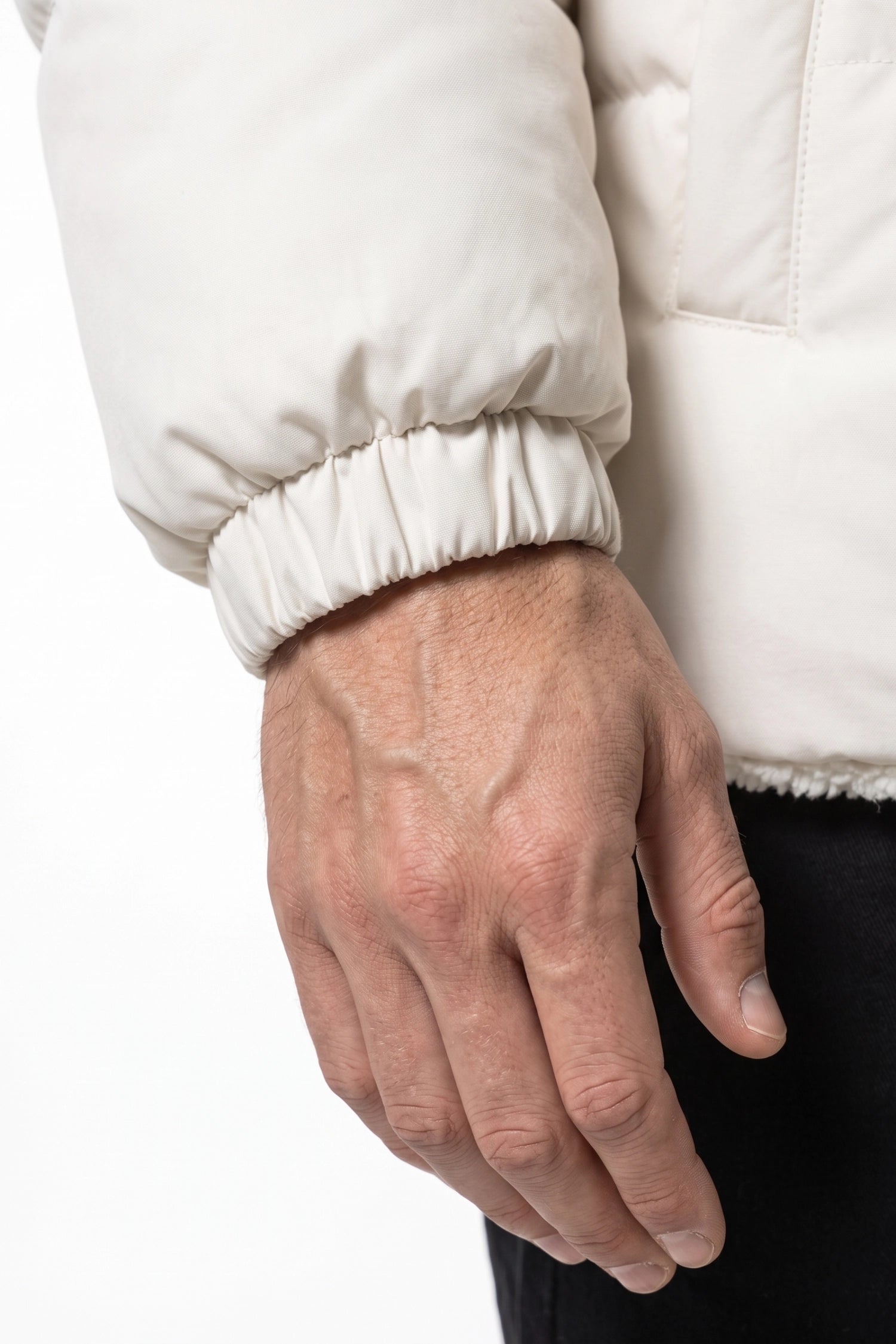 Men's Warm Fleece Lined Puffer Jacket