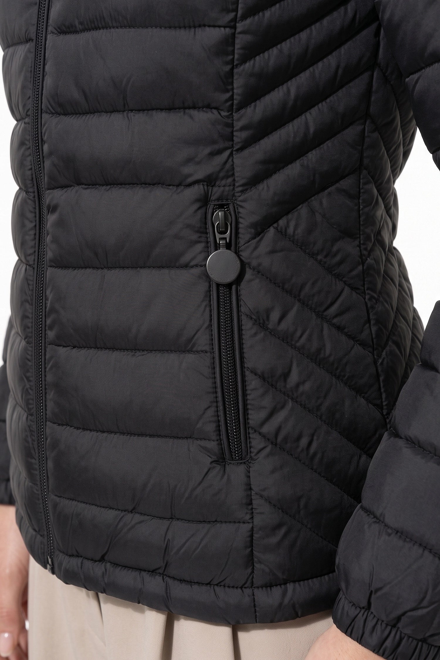 Women's Fleece Lined Warm Hooded Puffer Jacket