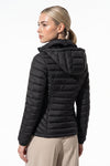 Women's Fleece Lined Warm Hooded Puffer Jacket