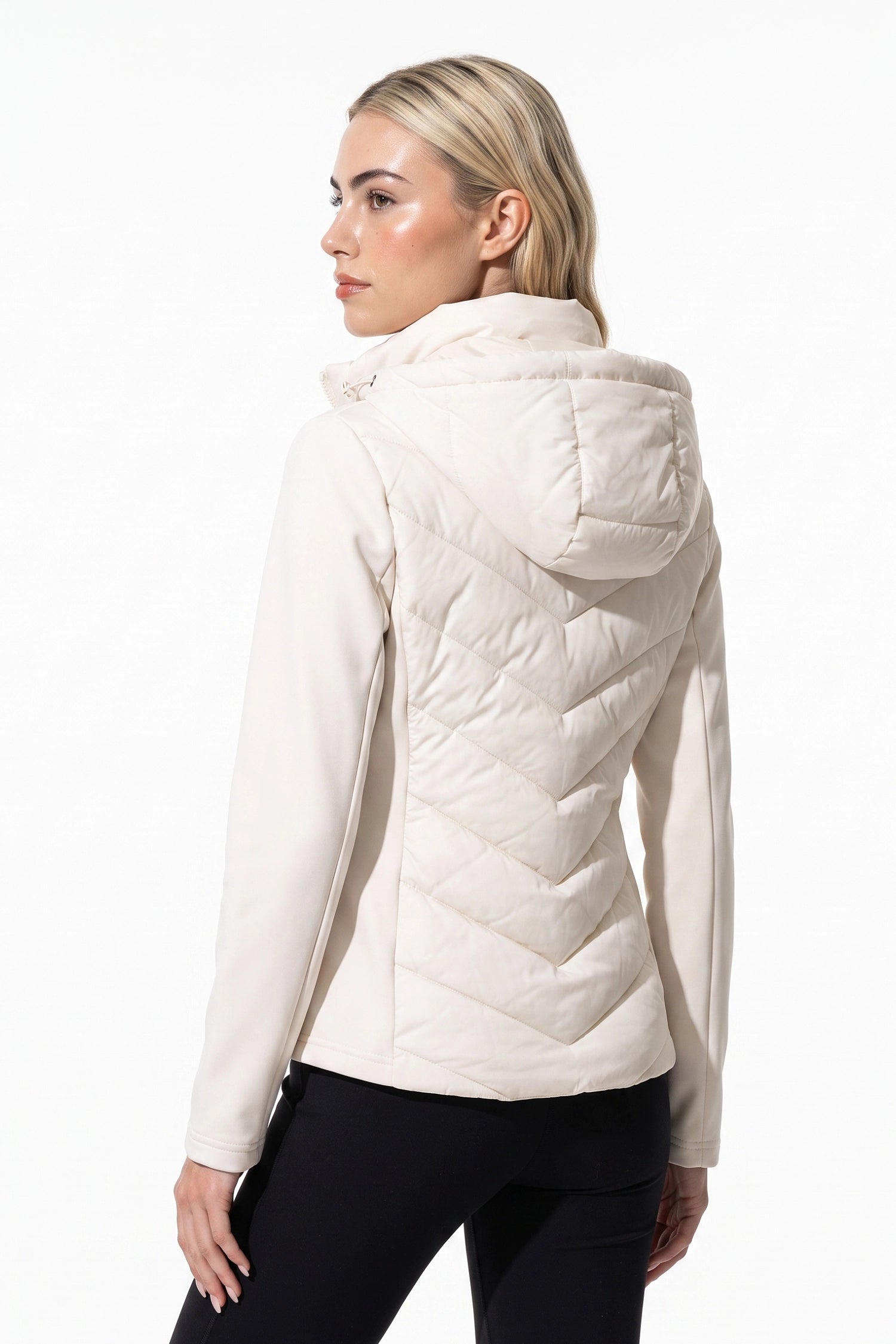 Women's Winter Lightweight Hooded Puffer Jacket