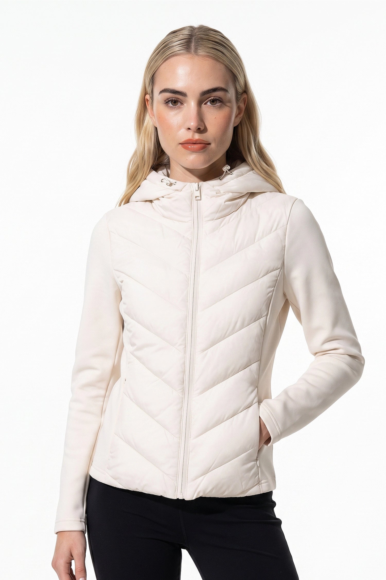 Women's Winter Lightweight Hooded Puffer Jacket