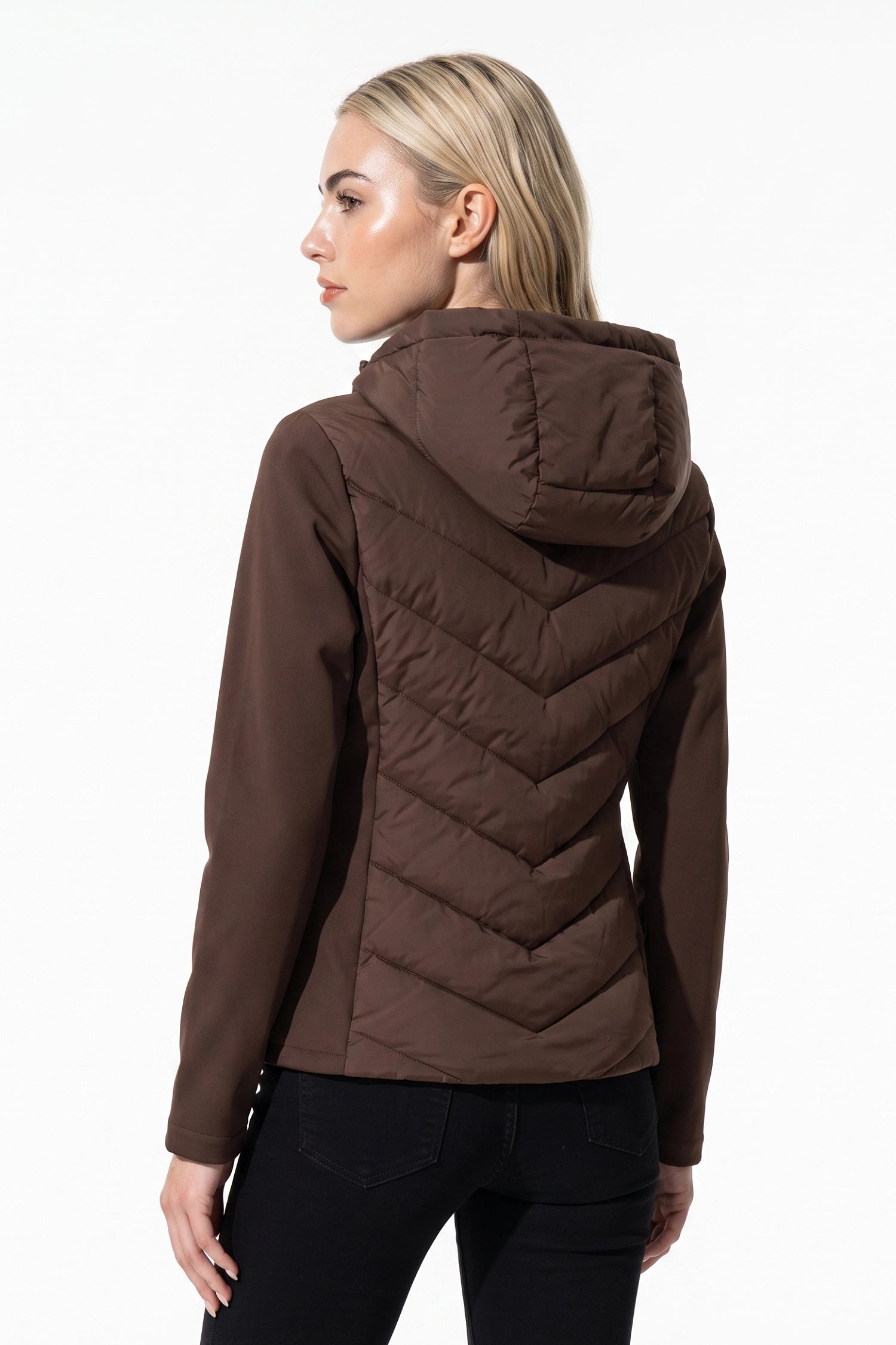 Women's Winter Lightweight Hooded Puffer Jacket