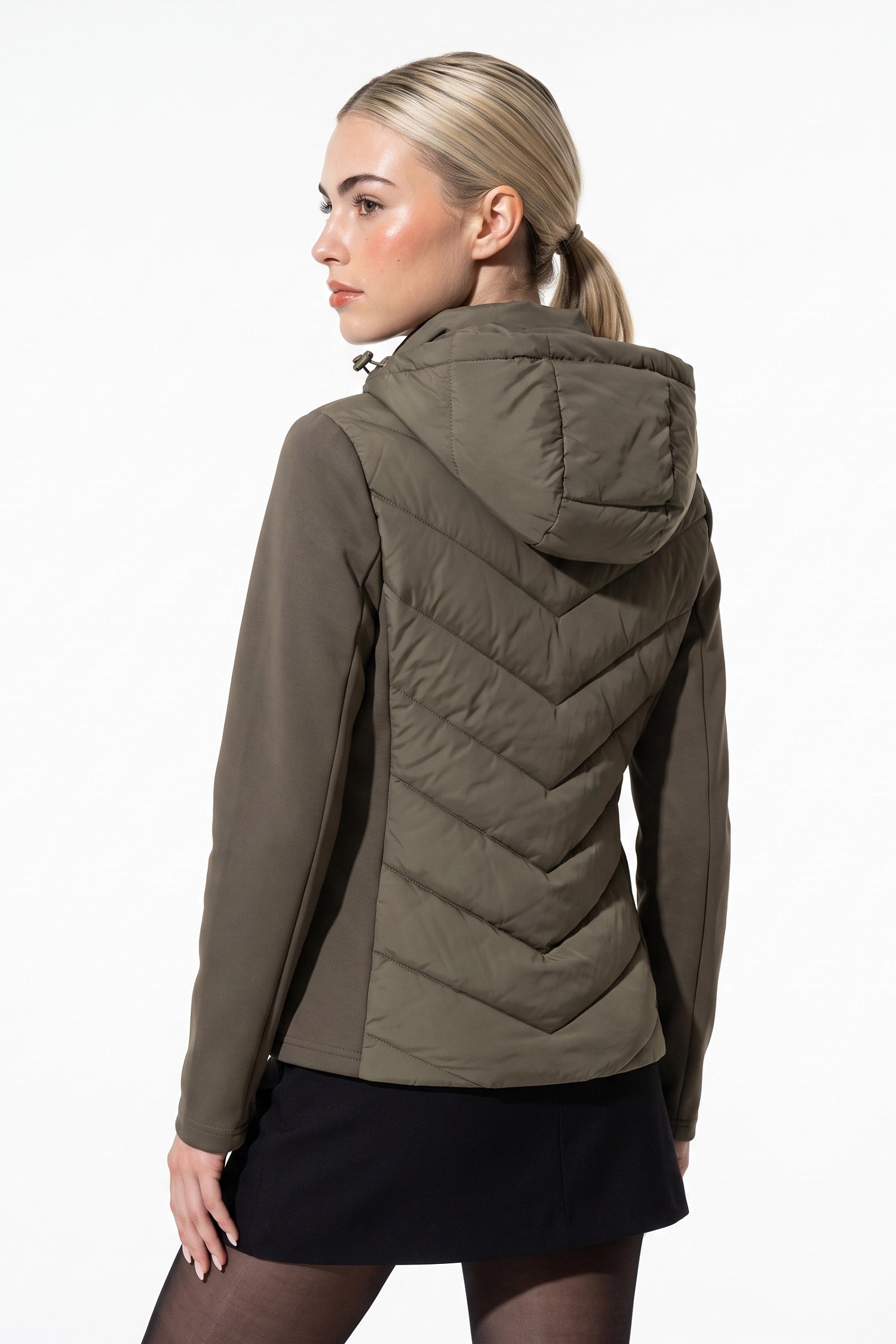 Women's Winter Lightweight Hooded Puffer Jacket
