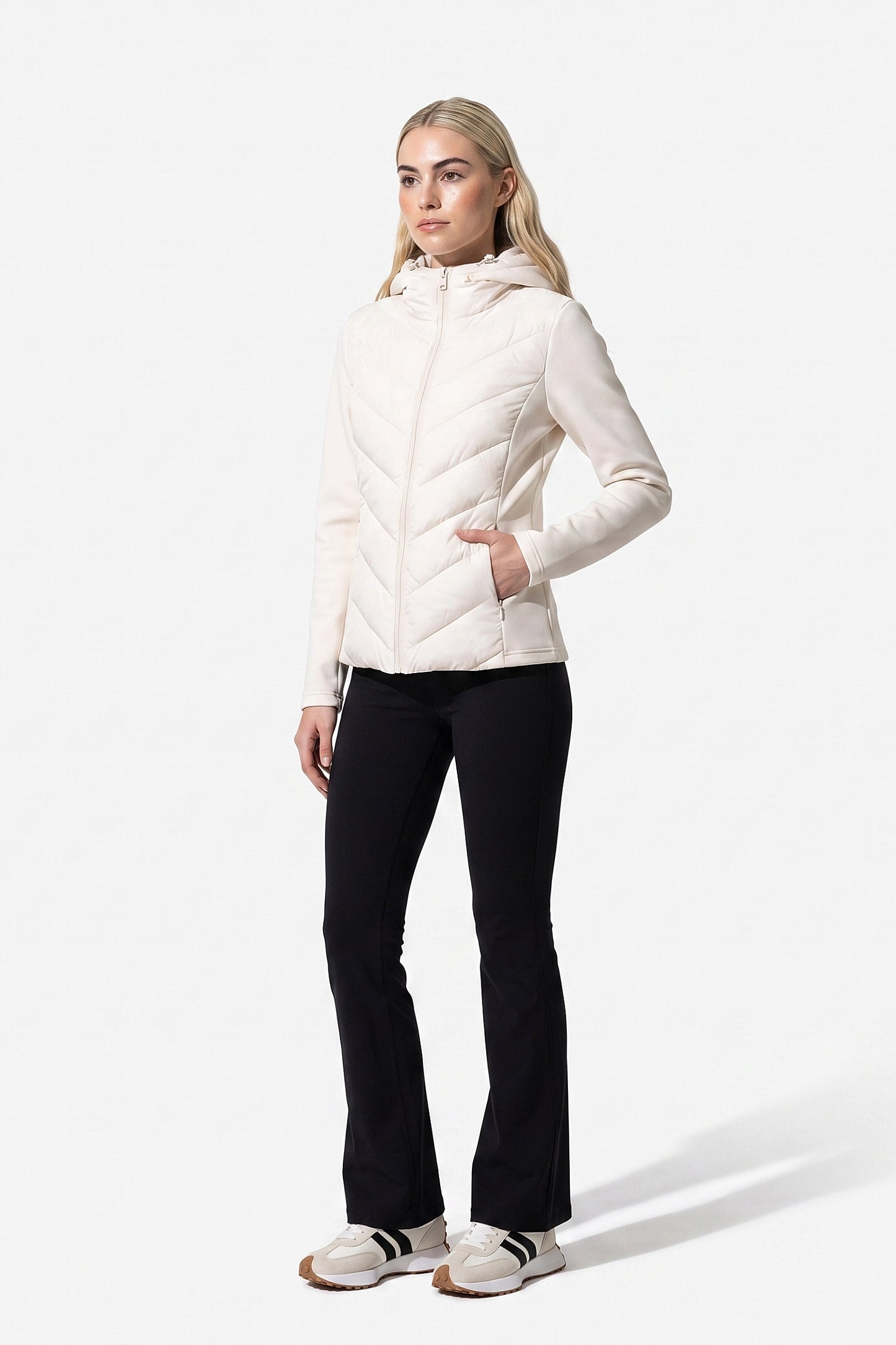 Women's Winter Lightweight Hooded Puffer Jacket