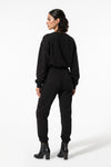 Women's Winter Relaxed Tracksuit Set with Crewneck Sweatshirt and Trousers