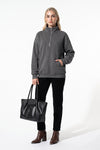 Women’s Winter Comfortable Quarter Zip Jumper with Oversized Fit