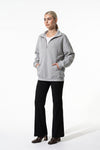 Women’s Winter Comfortable Quarter Zip Jumper with Oversized Fit
