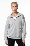 Women’s Winter Comfortable Quarter Zip Jumper with Oversized Fit
