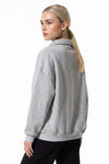 Women’s Winter Comfortable Quarter Zip Jumper with Oversized Fit
