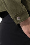 Women's Winter Versatile Cropped Jacket with Zip Up