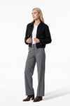 Women's Winter Versatile Cropped Jacket with Zip Up