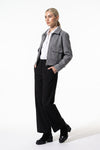 Women's Winter Versatile Cropped Jacket with Zip Up