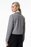 Women's Winter Versatile Cropped Jacket with Zip Up